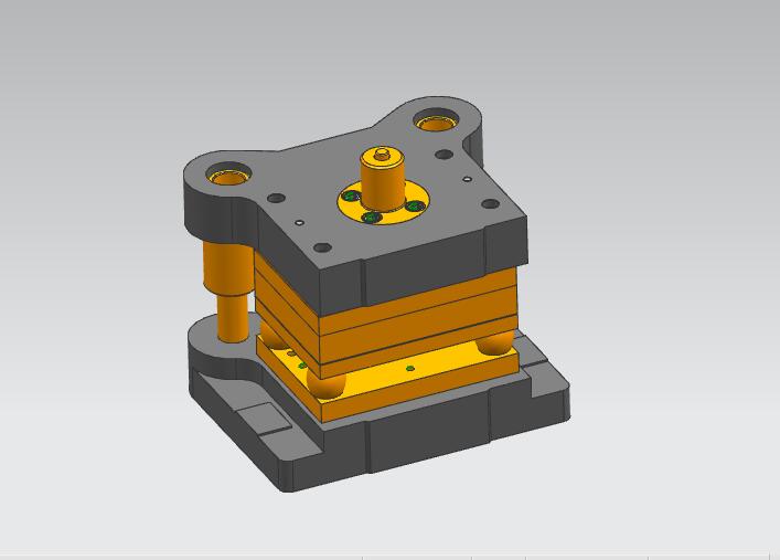 导电片冲孔落料复合模(CAD图+UG三维)