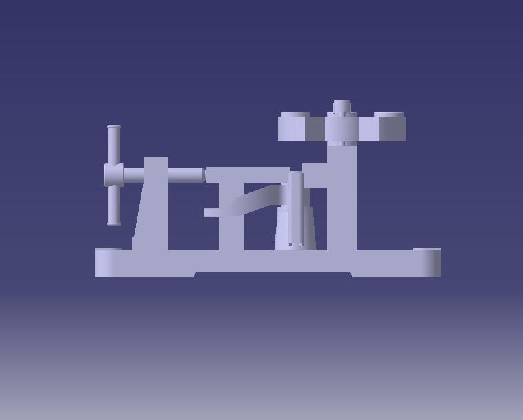 拔叉钻孔夹具(CAD图+CATIA三维)