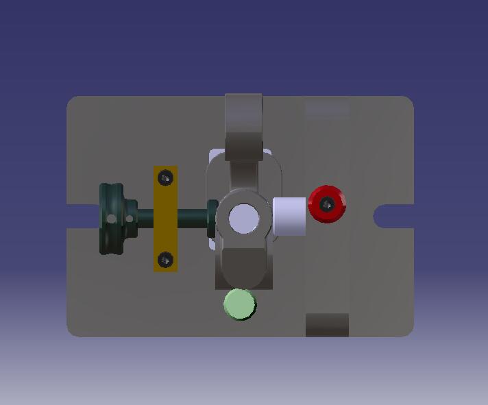 摇臂座铣端面夹具(CAD图+CATIA三维)