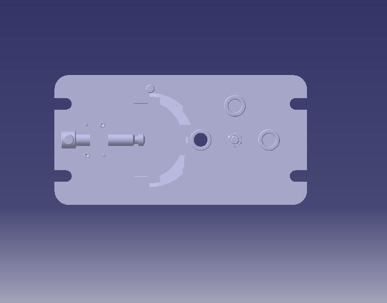 拔叉钻孔夹具(CAD图+CATIA三维)