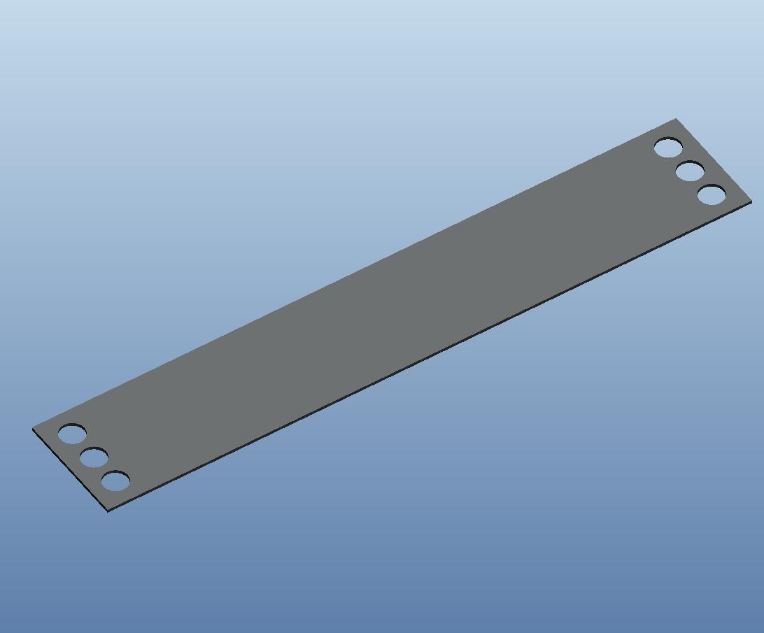 导板冲孔落料模（CAD图+Proe三维）