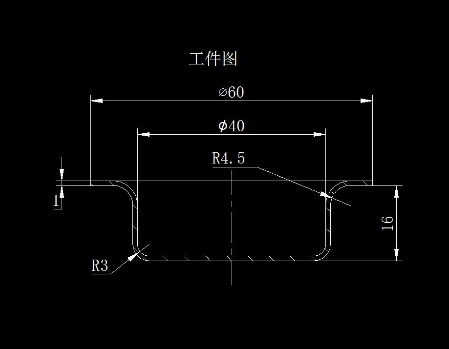 金属杯落料拉深模具(CAD图+UG三维)