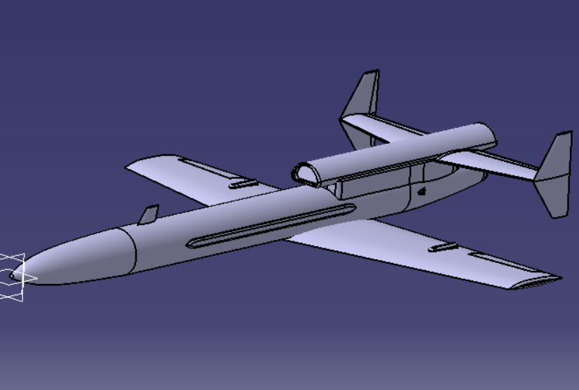 catia飞机模型