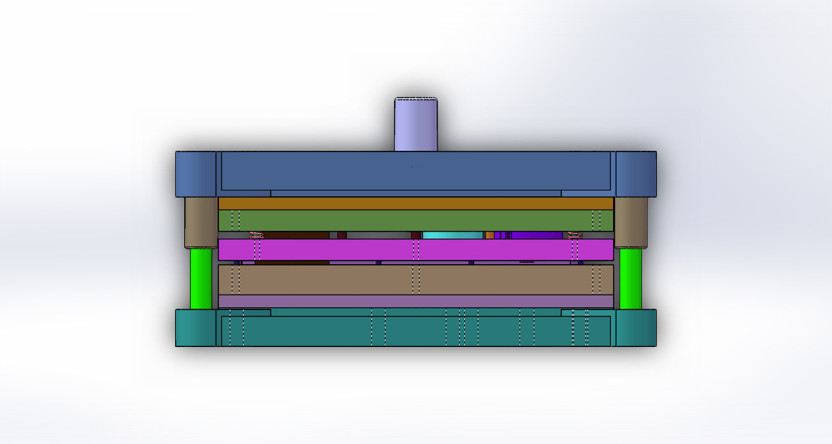 卡圈级进模(CAD图+SW三维)