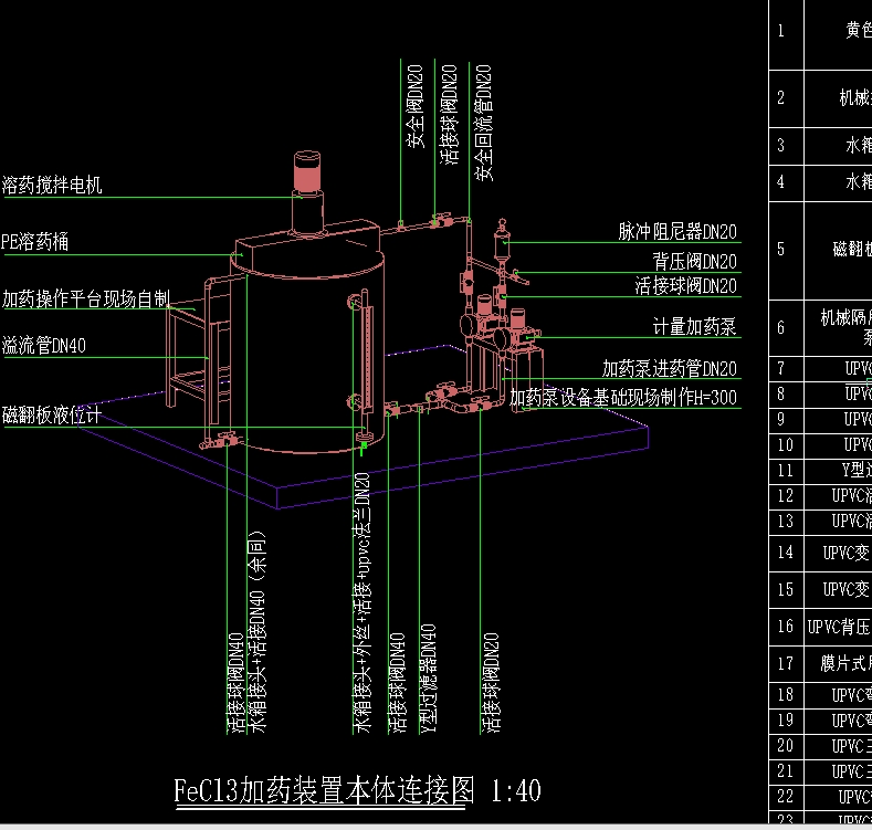 污泥脱水间设备布置施工图