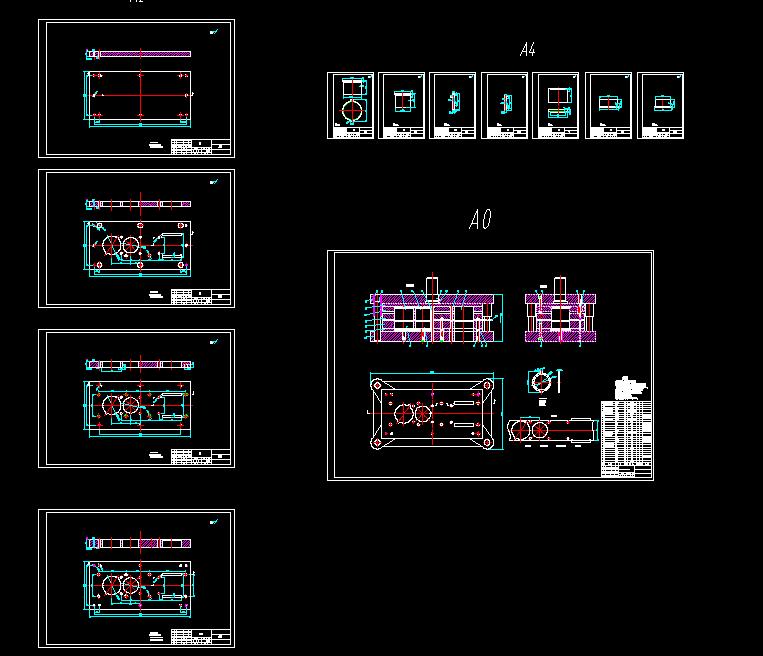卡圈级进模(CAD图+SW三维)