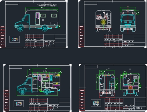 E1164-房车CAD设计图纸==418838=15 A
