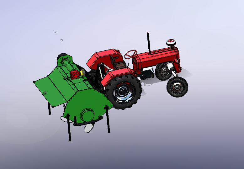 拖拉机铲土机