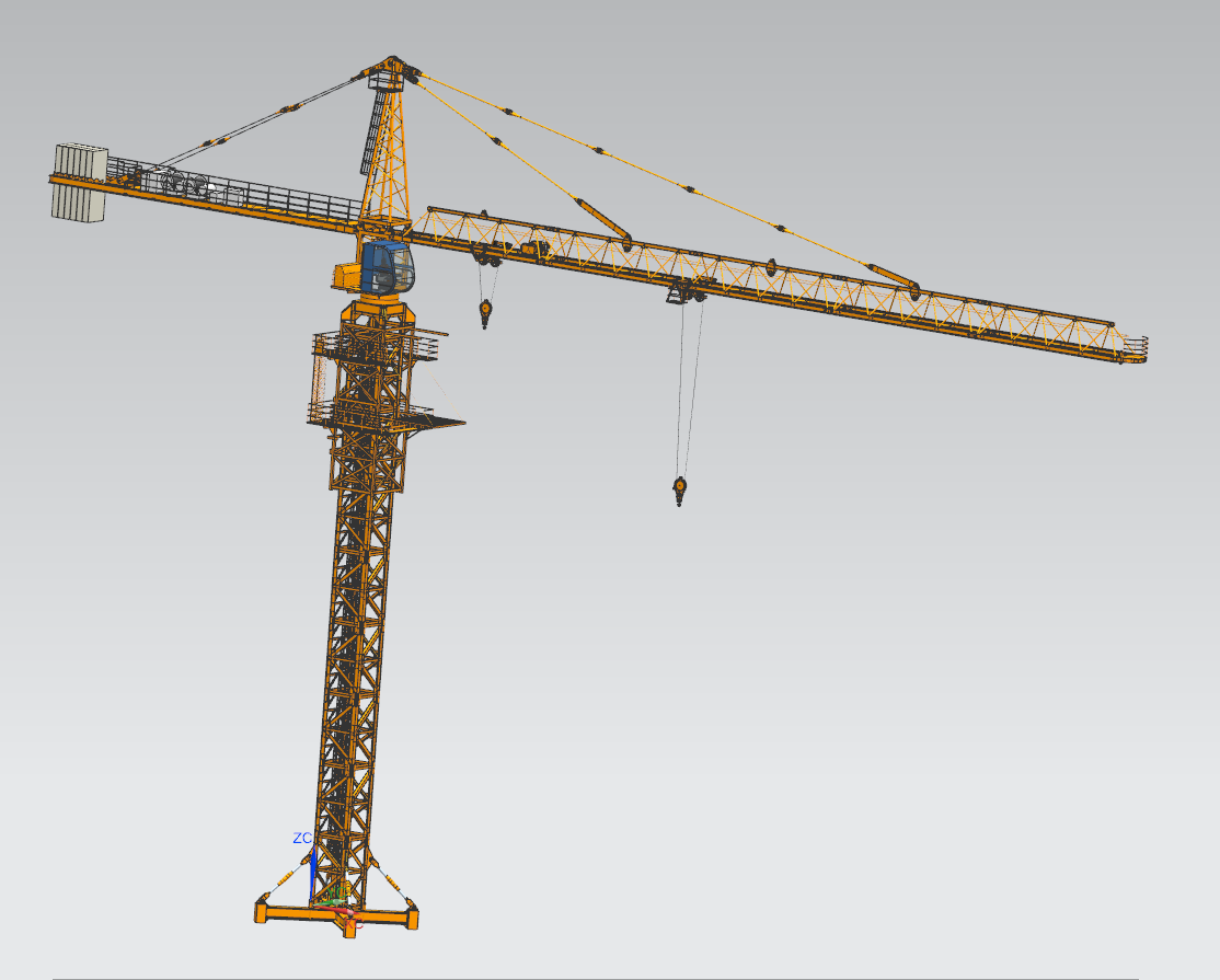 塔吊完整版三维模型设计