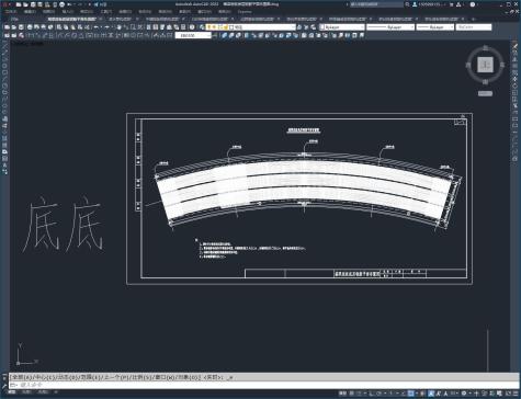 4X20连续弯箱梁桥全套施工图纸