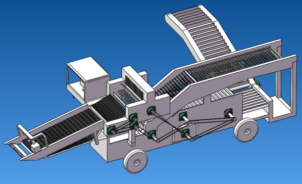 SolidWorks_番茄收获机