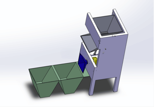 风选式核桃壳仁分离机设计【含SOLIDWORKS三维+CAD+说明书】254283