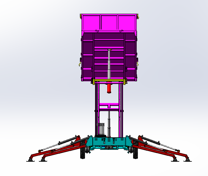 遥控八轮驱动山地车升降自卸车
