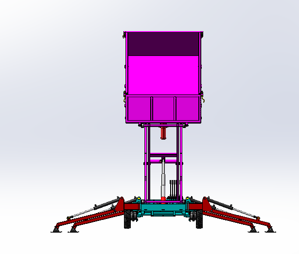 遥控八轮驱动山地车升降自卸车