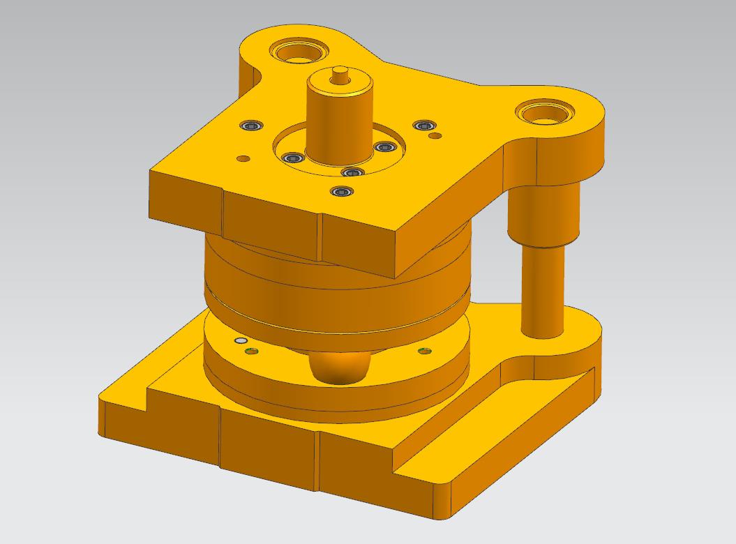 三孔垫片冲孔落料复合模(CAD图+UG三维)