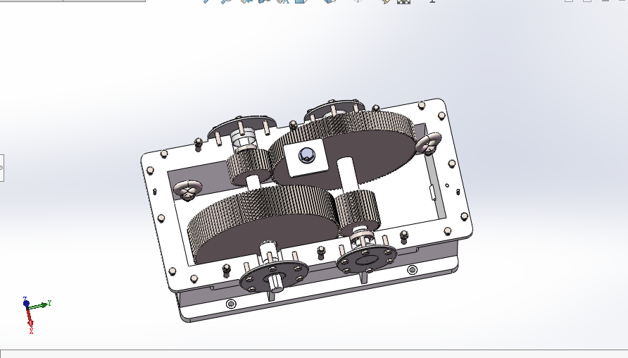 同轴二级减速器