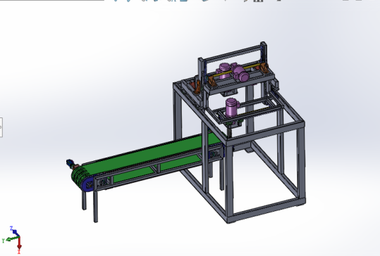 分拣机模型与CAD