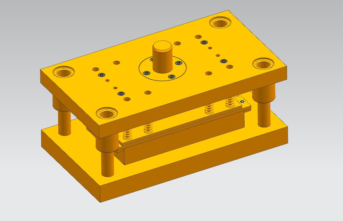 端盖级进模(CAD图+UG三维)