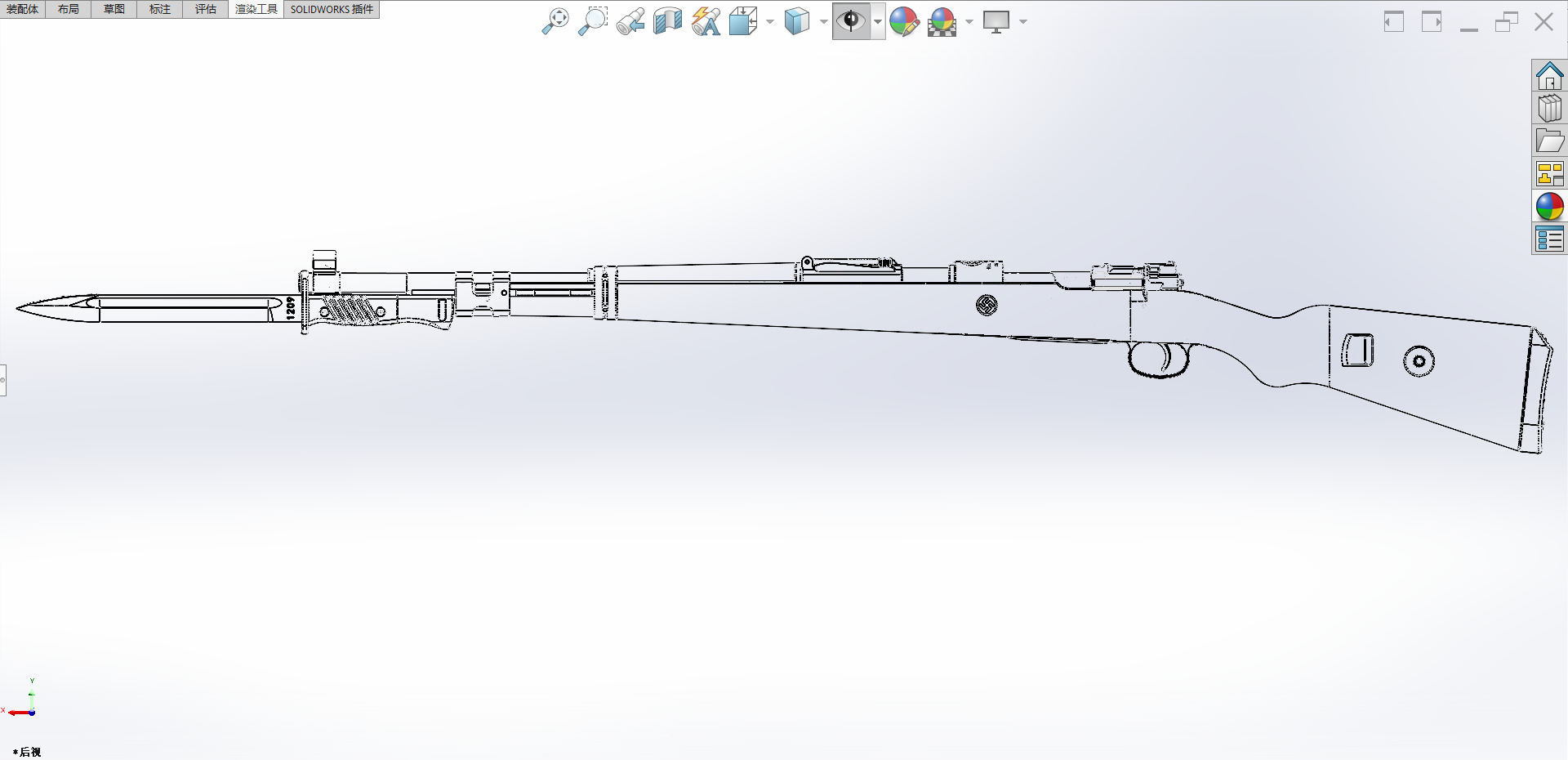 毛瑟KAR98K建模模型