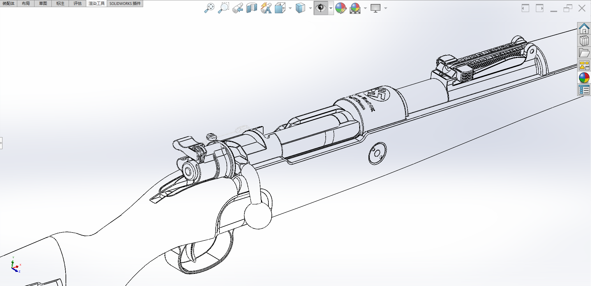 毛瑟KAR98K建模模型