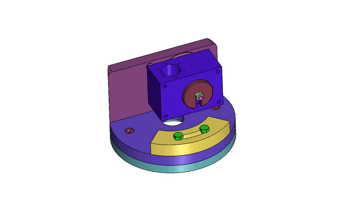 蜗轮箱镗孔夹具设计（CAD图+SW三维）
