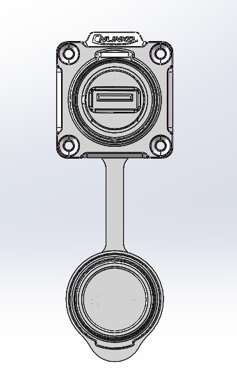 网口插座+USB插座