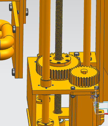 农作物升降切削器