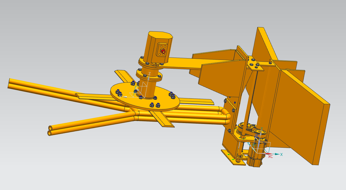 农作物升降切削器