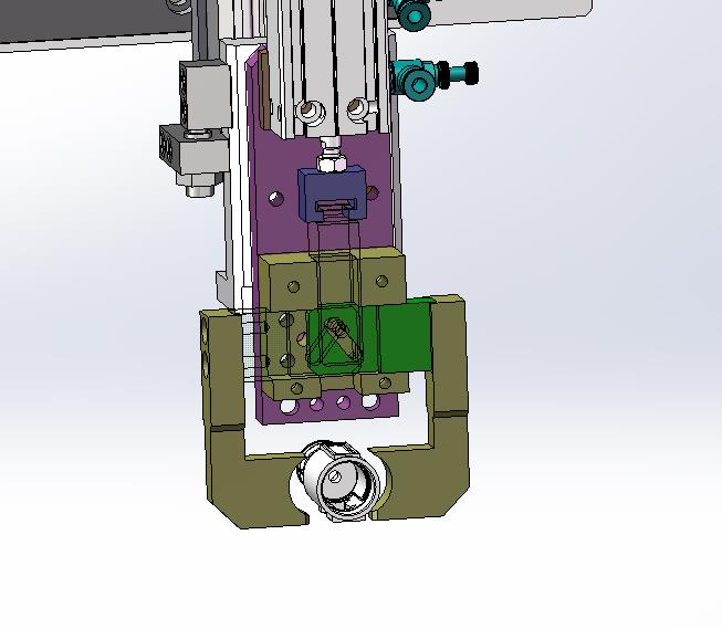 单气缸驱动双边夹紧取放料两轴机械手