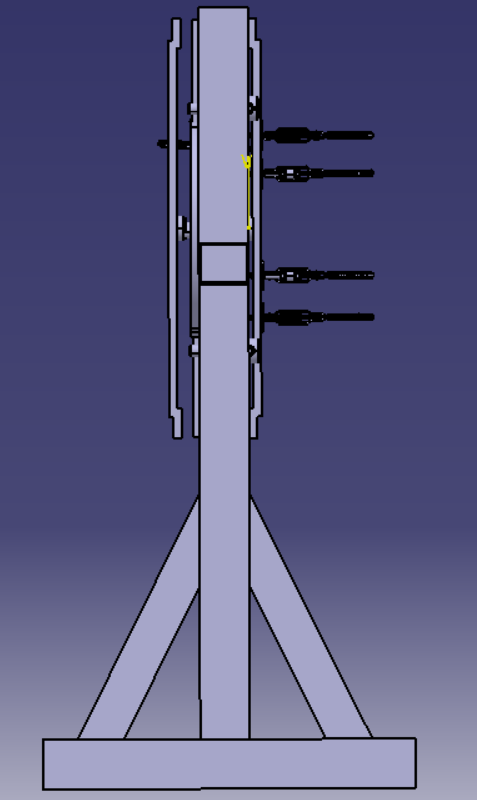 飞机发动机固定型架