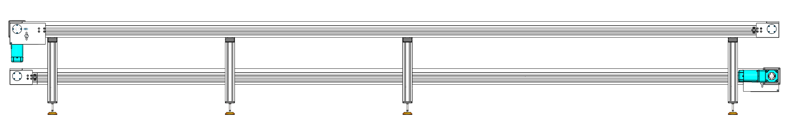 长6500宽500高750双层倍速链