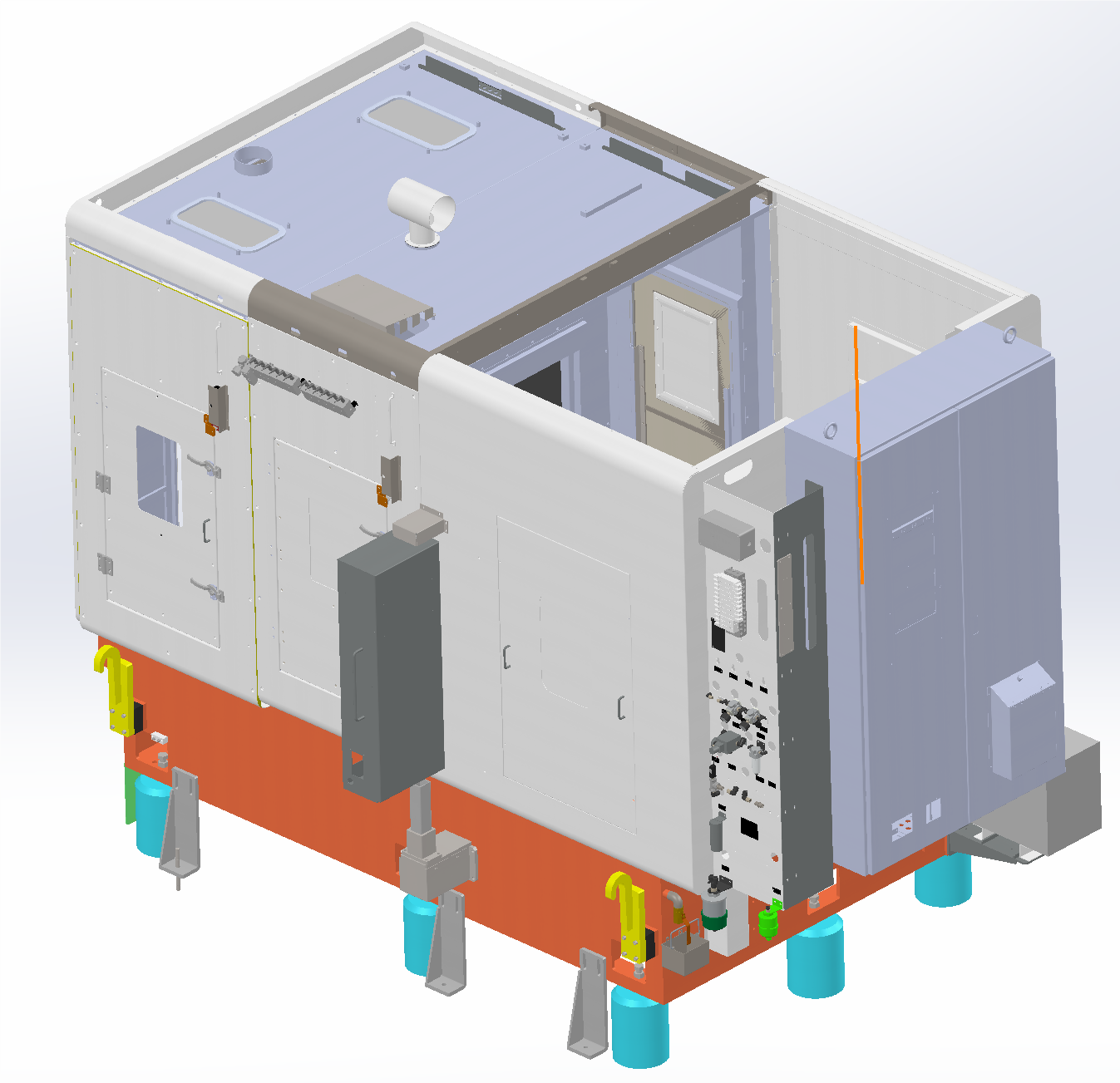 高压水去毛刺钣金外壳