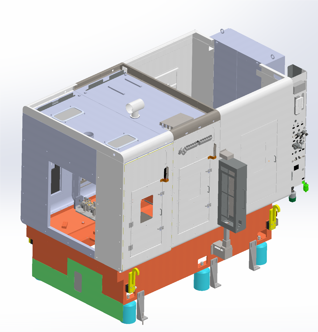 高压水去毛刺钣金外壳