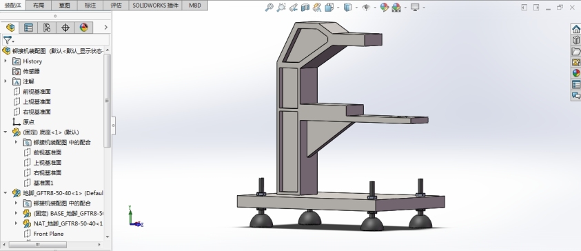 Solidworks   铆接机