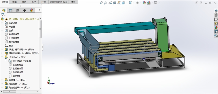 Solidworks  烘干机