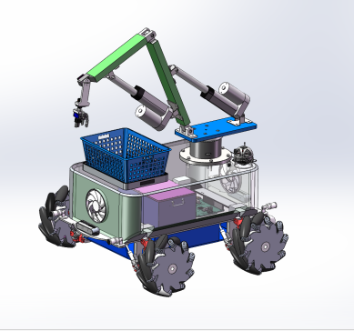 草莓采摘机器人（SW+CAD+说明书）