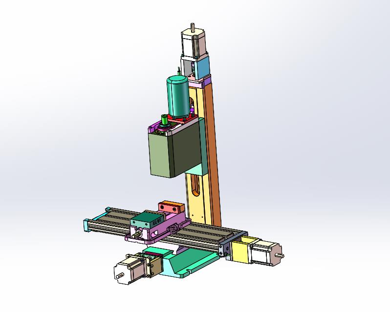 小型钻铣床微型四轴铣床加工中心