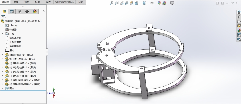 Solidworks 机械手