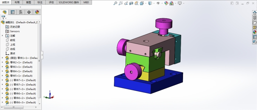 Solidworks  探针器