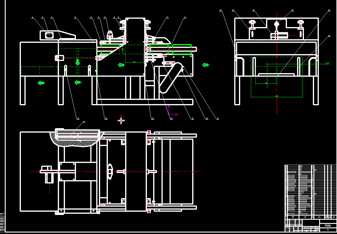 码垛机CAD