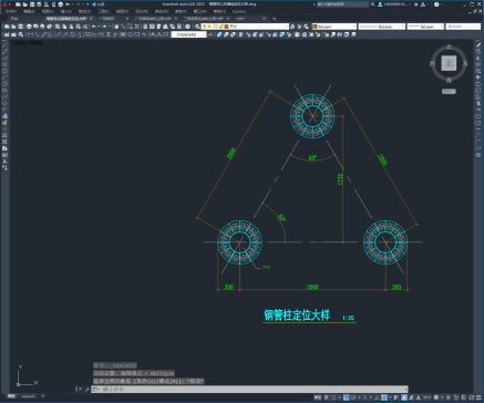 某广告牌结构图