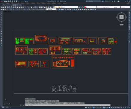 高压锅炉房结构图