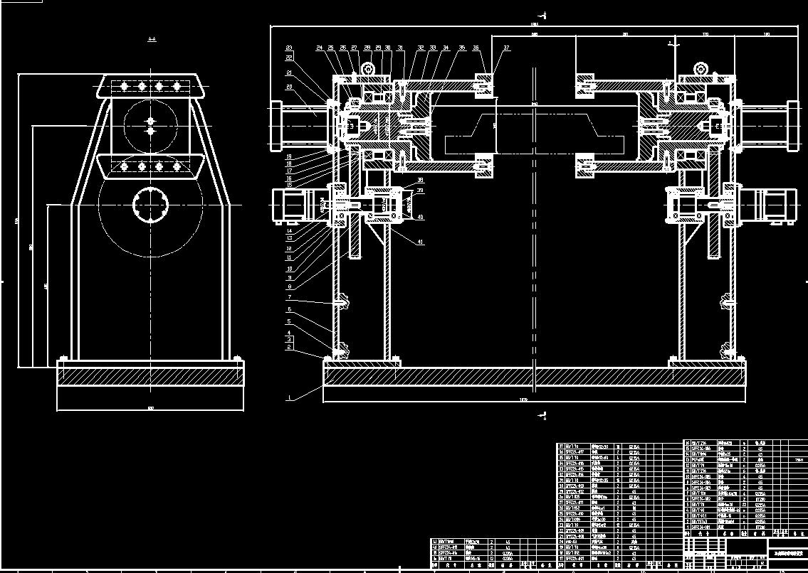 双伺服铝锭翻转装置CAD
