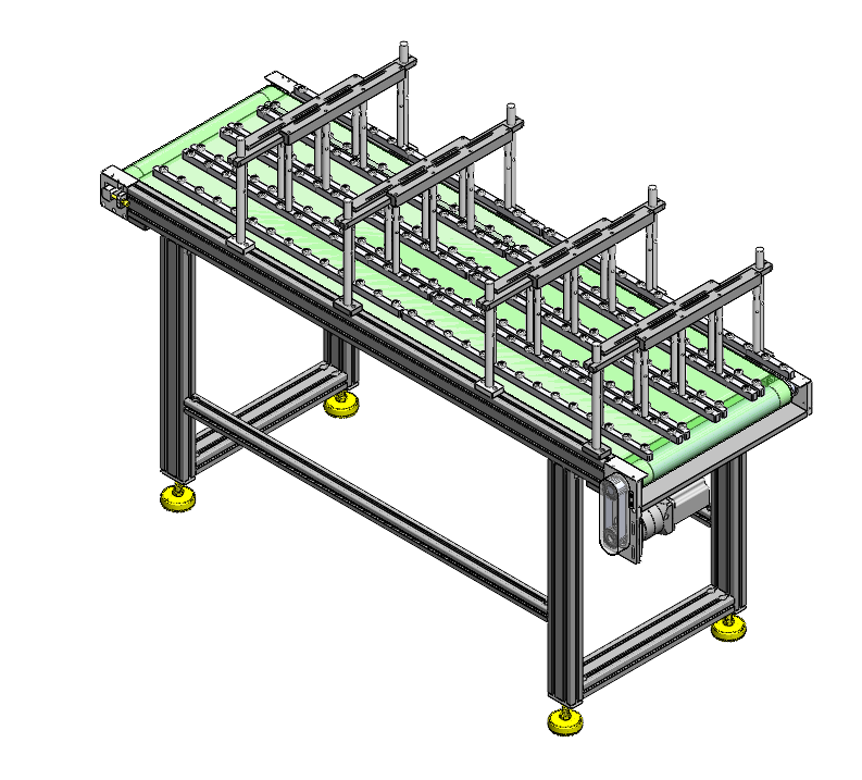 皮带输送机(带导向轮)