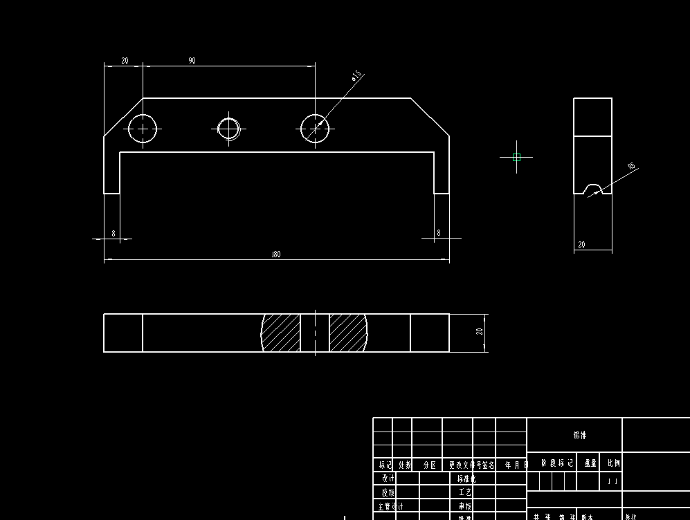 全自动贴标机构CAD