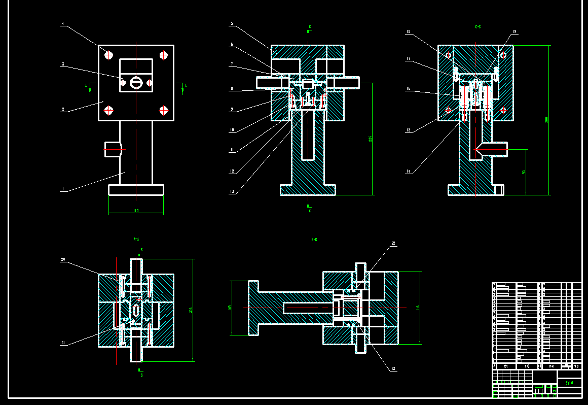 电解加工装置CAD