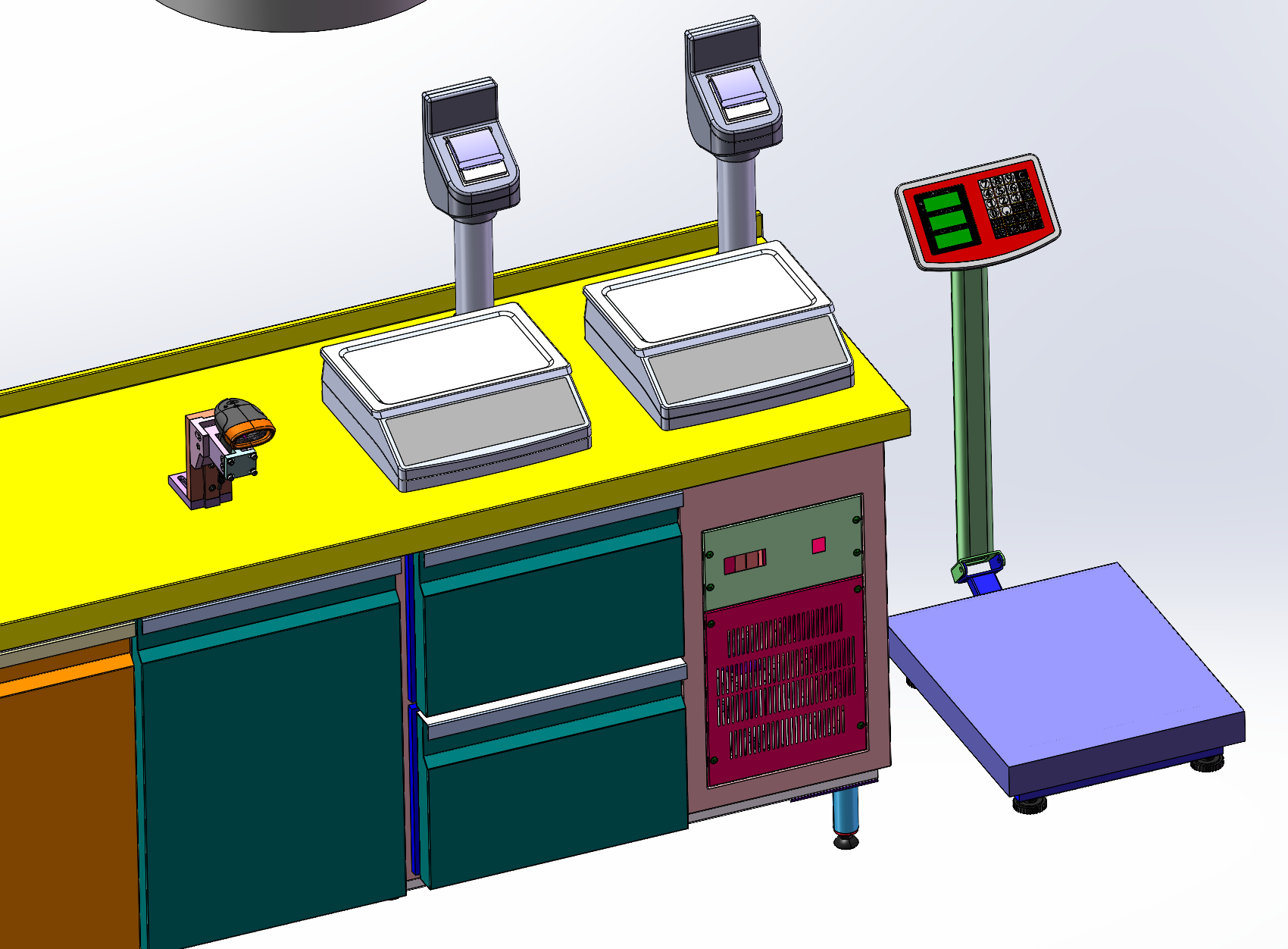 自动检测染料颜色装置
