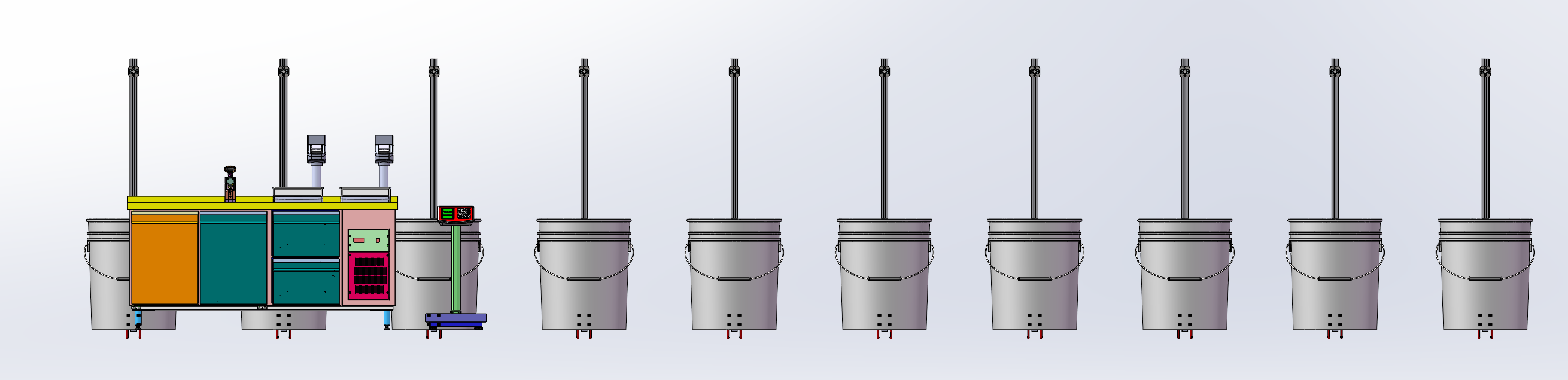 自动检测染料颜色装置