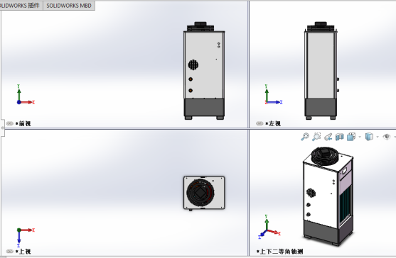 油冷机模型图