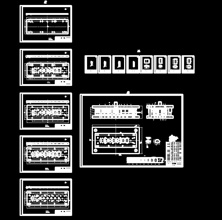 护罩拉伸级进模(CAD图+UG三维及动画)